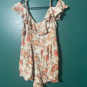 Rewind Floral Ruffle Jumpsuit